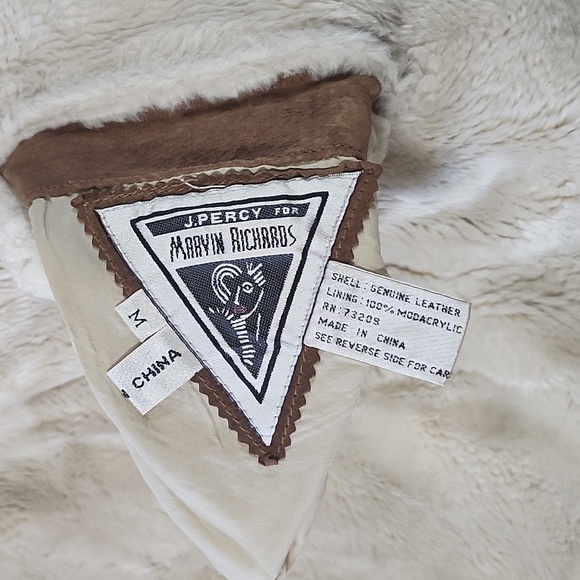 COPY - J.Percy For Marvin Richards Suede Faux Fur Lined Hooded Coat - Picture 3 of 7